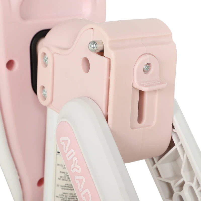 AIYAPLAY Draisienne Bébé 1-2 Ans Pliable, Siège Réglable, Direction Limitée à 135°, Pneus EVA Silencieux, 52x23x36,5cm, Rose