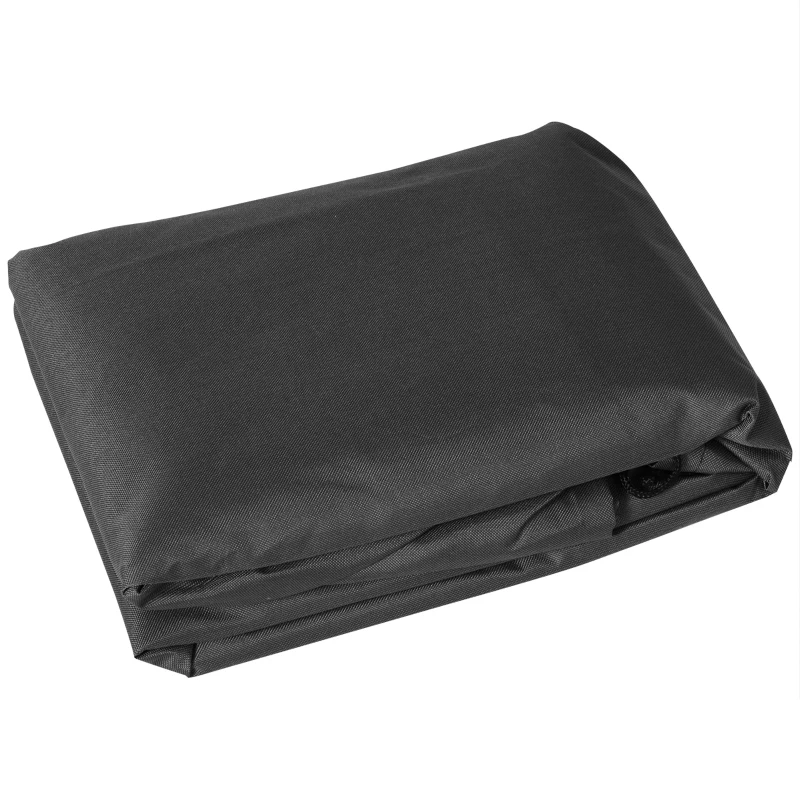 Outsunny 3-Seat Outdoor Garden Swing Chair Protective Cover Water UV Resistant, 240L x 133Wcm, Dark Grey