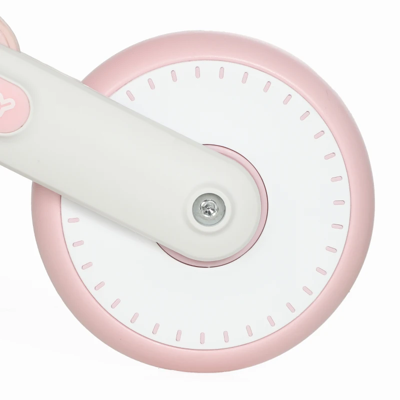 AIYAPLAY Draisienne Bébé 1-2 Ans Pliable, Siège Réglable, Direction Limitée à 135°, Pneus EVA Silencieux, 52x23x36,5cm, Rose