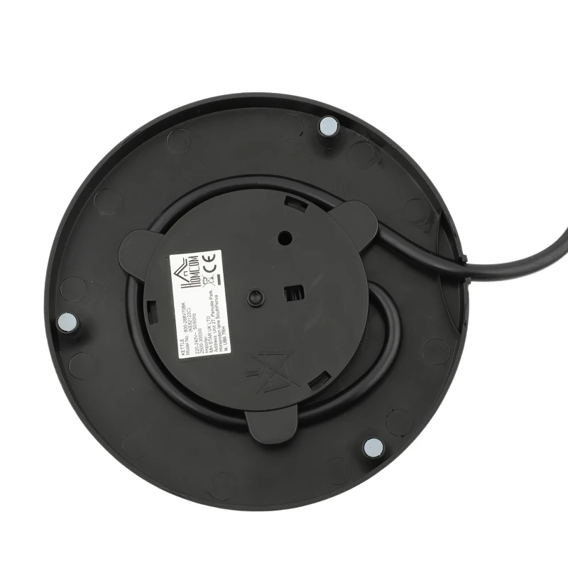 HOMCOM waterkoker- en broodroosterset, 1,7 l 2200 W snelkokende waterkoker met thermostaat, 2-sleufs broodrooster, grijs