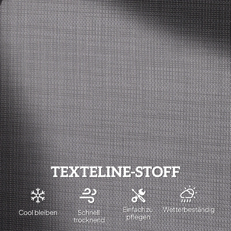 Outsunny schommelbank 120 cm x 70 cm x 88 cm