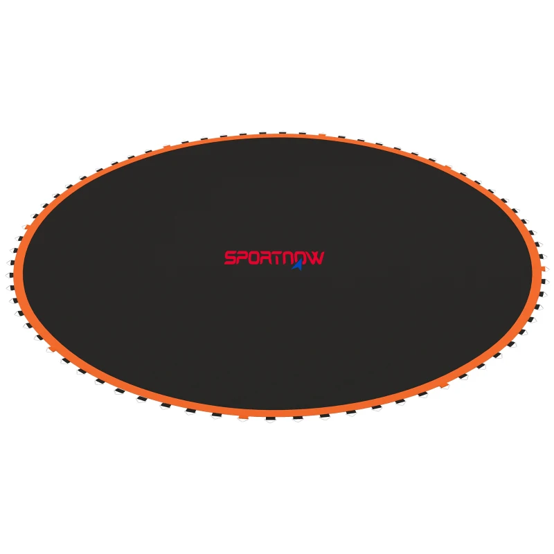 SPORTNOW Trampolinemat, Ronde Sprungdoek, Polypropyleen, Oranje