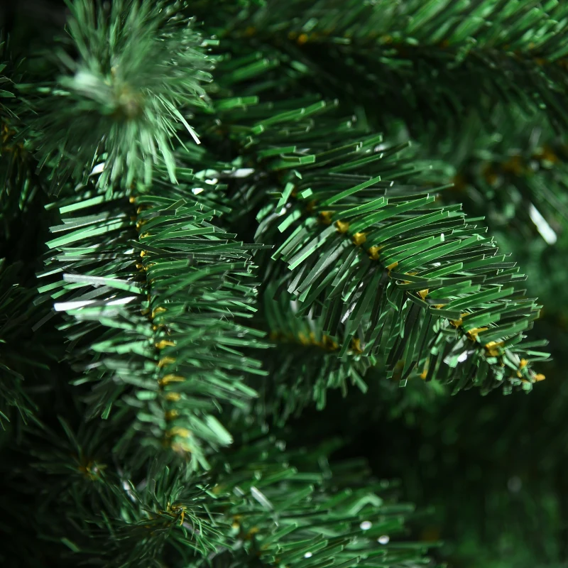 HOMCOM Sapin de Noël artificiel 305 branches avec pied croix acier amovible Ø 85 x 120H cm vert