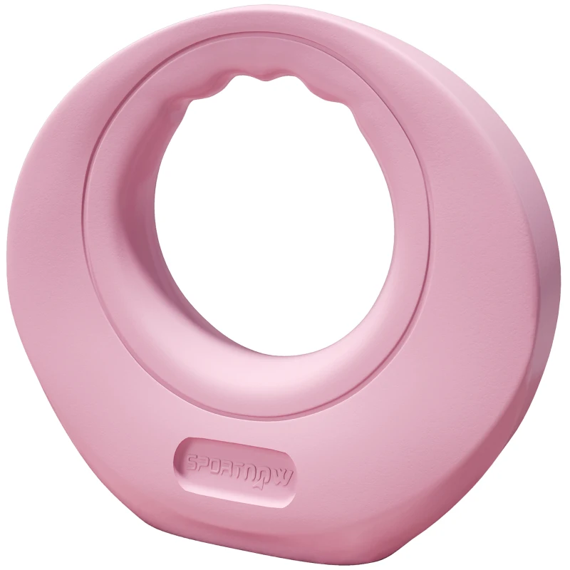 SPORTNOW 12kg Kettlebell, Kettle Bell with Wide Handle for Home Gym, Weight Lifting, Strength Training, Pink