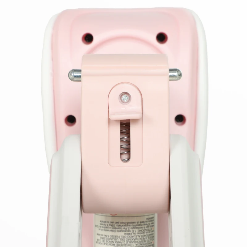 AIYAPLAY Draisienne Bébé 1-2 Ans Pliable, Siège Réglable, Direction Limitée à 135°, Pneus EVA Silencieux, 52x23x36,5cm, Rose