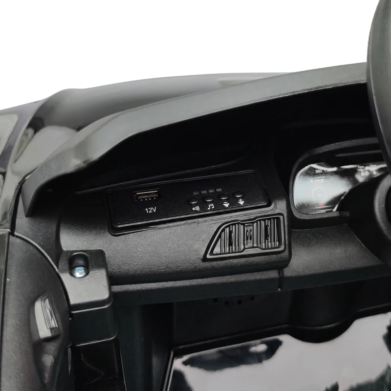 AIYAPLAY Coche Eléctrico para Niños Audi R8 Spyder 12 V con Mando 2,4G 2 Motores Arranque Suave y Suspensión Trasera Negro