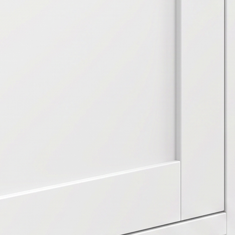 HOMCOM Móvel de Casa de Banho Alto Móvel de Arrumação com 2 Portas 2 Compartimentos Abertos Prateleira Ajustável Branco