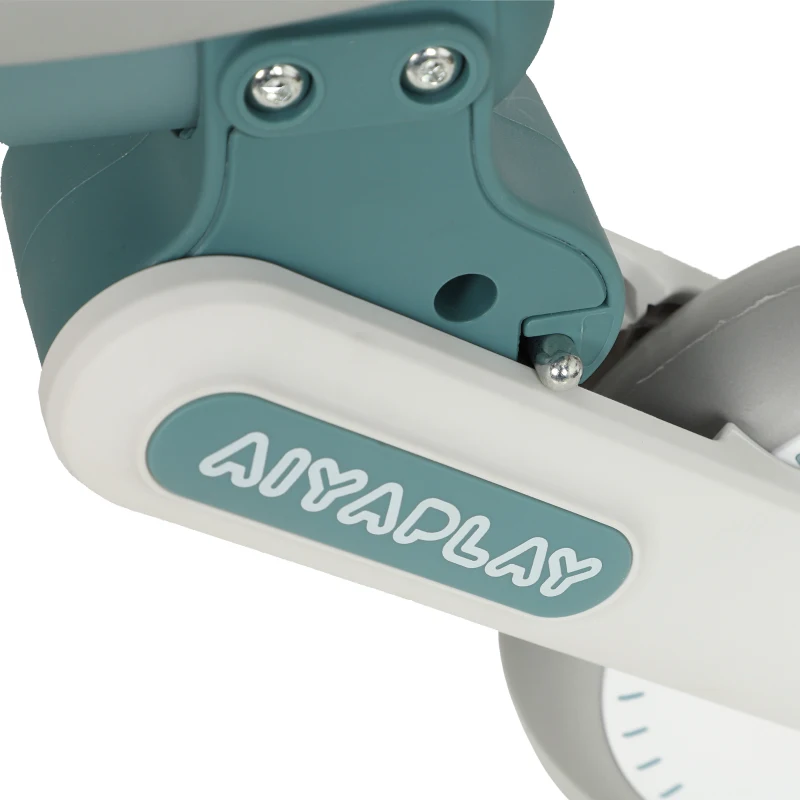AIYAPLAY Draisienne Bébé 1-2 Ans Pliable, Siège Réglable, Direction Limitée à 135°, Pneus EVA Silencieux, 52x23x36,5cm, Bleu