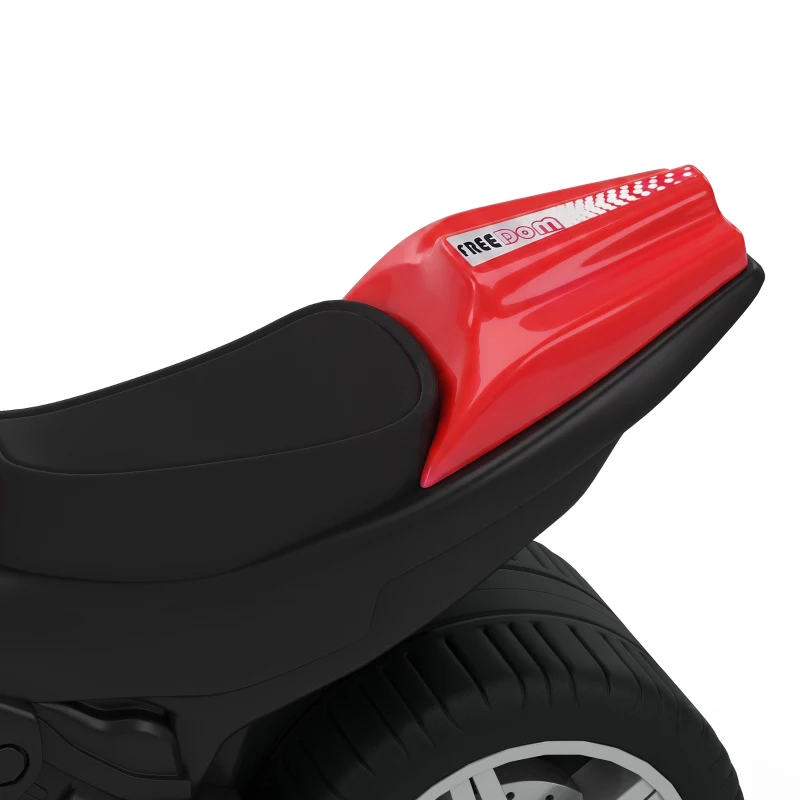 AIYAPLAY Bicicleta de Equilibrio sin Pedales con Música para Niños de 18 a 36 Meses Rojo