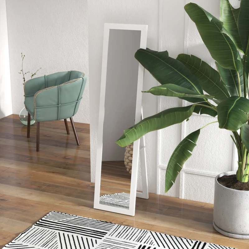 HOMCOM 37 x 157 cm Full Length Mirror - White