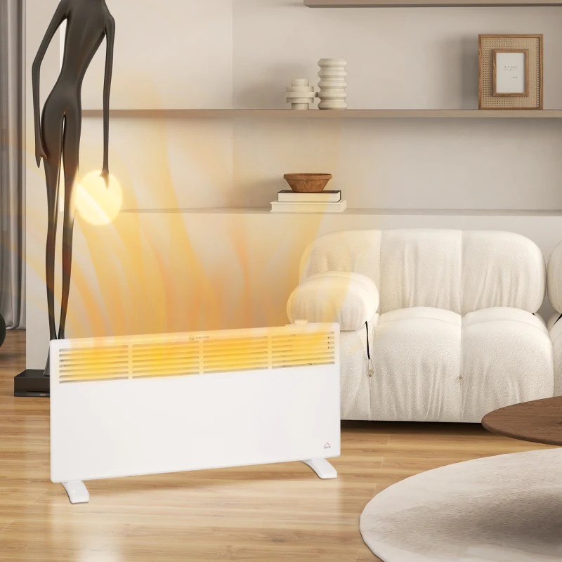 HOMCOM 2000W Convector Heater - White