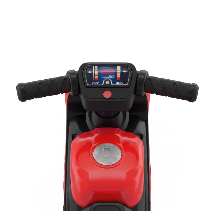 AIYAPLAY Bicicleta de Equilibrio sin Pedales con Música para Niños de 18 a 36 Meses Rojo