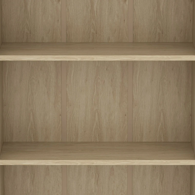 HOMCOM Estante de Armazenamento com 3 Compartimentos e Prateleira Ajustável 60x24x93 cm Madeira Natural