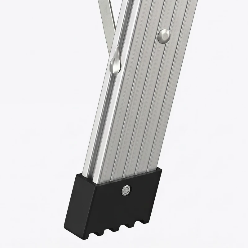 HOMCOM Work Bench, Foldable Aluminium Alloy Tool Stand with Handle, Non Slip, 150 kg, 110 x 32 x 50 cm