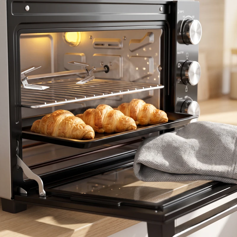HOMCOM 36 L minioven met hetelucht, 90-230 °C temperatuurregeling, 1500W