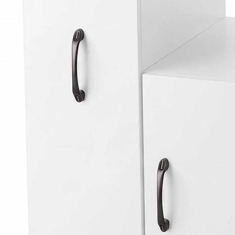 HOMCOM Kitchen Trolley on Wheels, Rolling Kitchen Island Cart with Power Outlet, Cabinet, Pull-Out Drawer, White