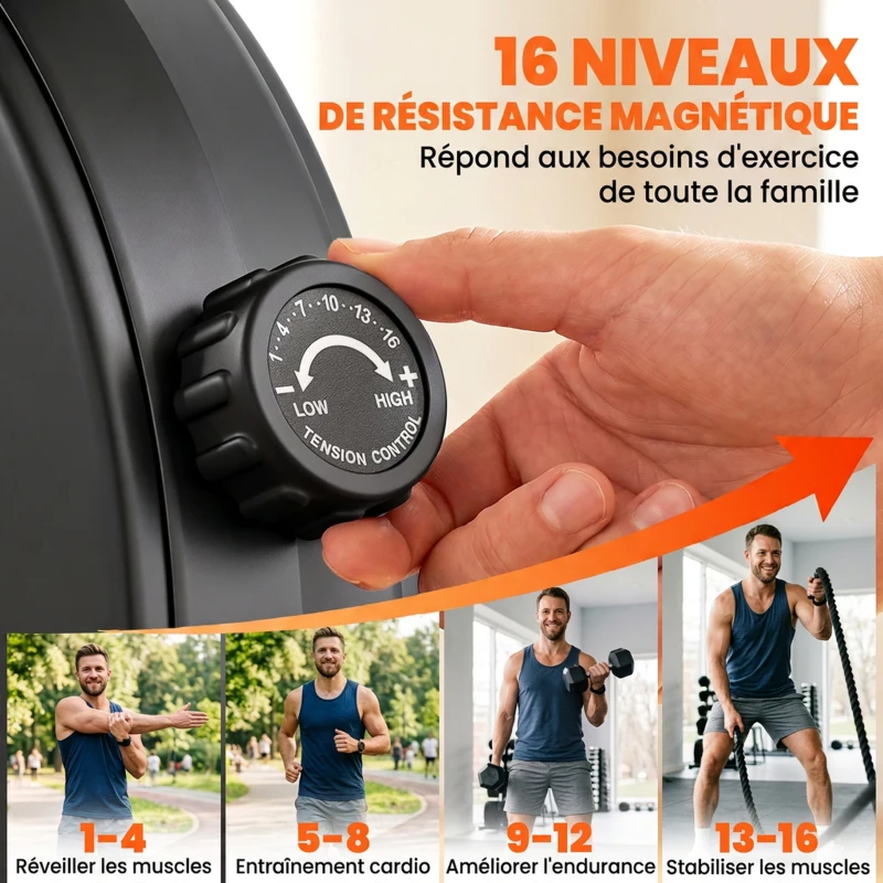 SPORTNOW Rameur Musculation d'Appartement Pliable 16 Niveaux, App, Écran LCD, Support de Tablette, 180x50x75cm, Noir