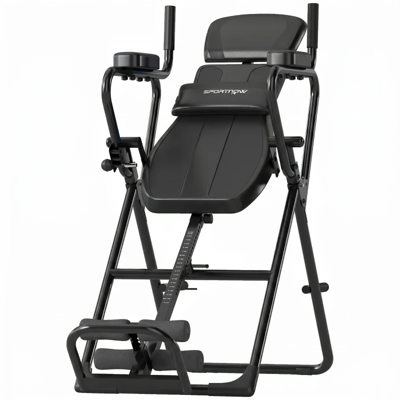 SPORTNOW Tavolo Inversione 3-in-1 con Barre Flessioni, Trazioni, Tavolo di Inversione