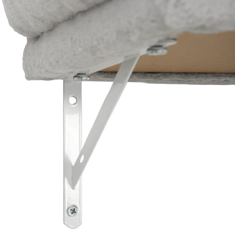PawHut Kattenklimwand, 3-delige kattenwandset met krabpaal, platforms en hangmat