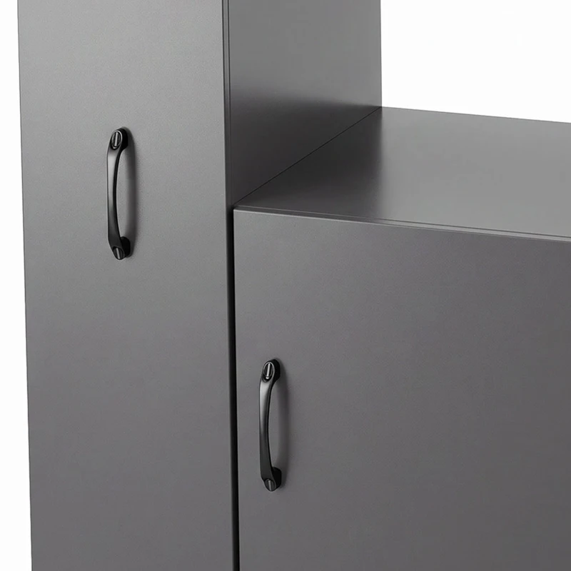 HOMCOM Kitchen Trolley on Wheels, Rolling Kitchen Island Cart with Power Outlet, Cabinet, Pull-Out Drawer, Grey