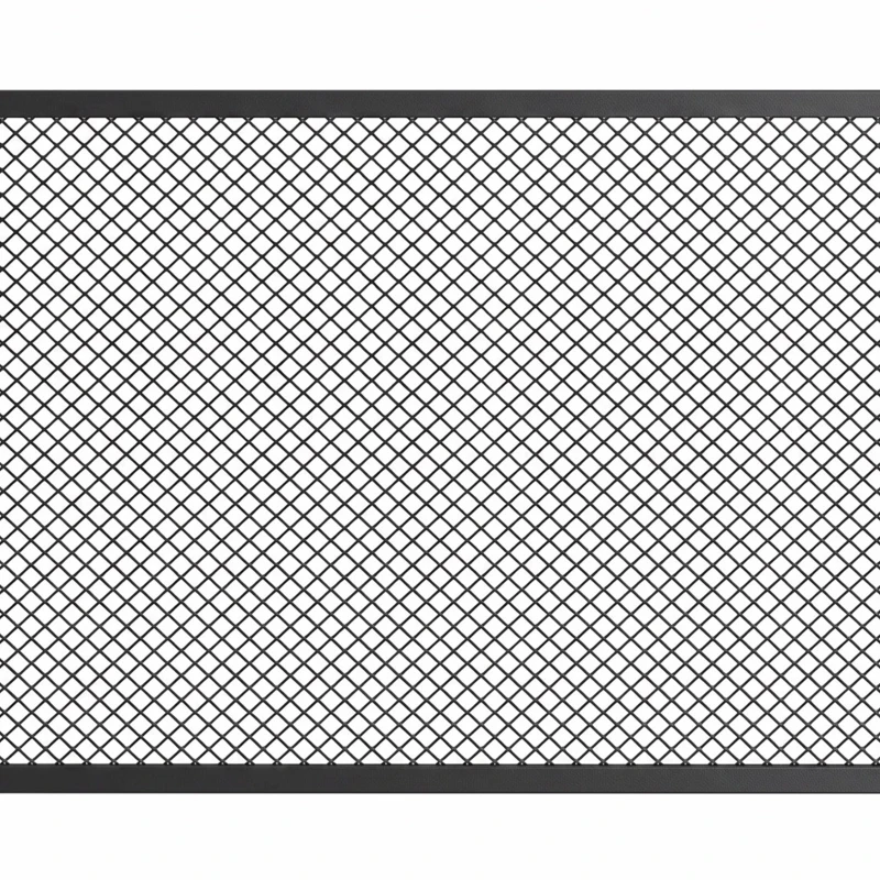 HOMCOM Haardscherm, opvouwbaar metalen vonkenscherm voor woonkamer en slaapkamer, 141 x 50 cm, zwart