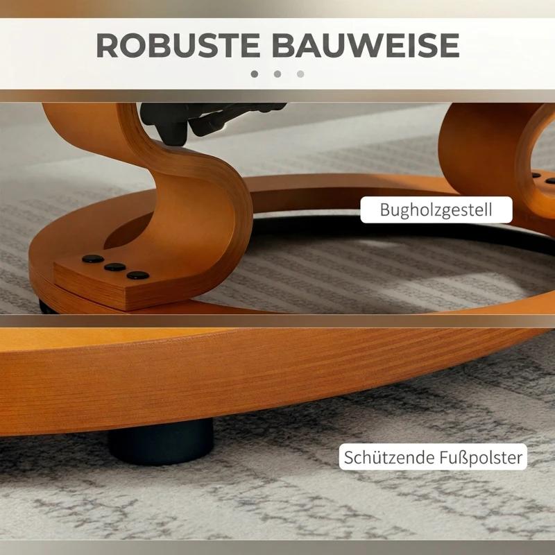 HOMCOM Relaxstoel met voetenbank, draaibaar en kantelbaar, kunstleer, tot 150 kg, houten frame, grijs