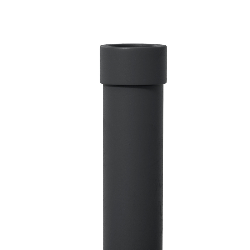 Outsunny Base per Ombrellone da 15kg Rotonda per Pali da Ø24-38mm, Plastica e Cemento, Ø46.5 cm, Nero