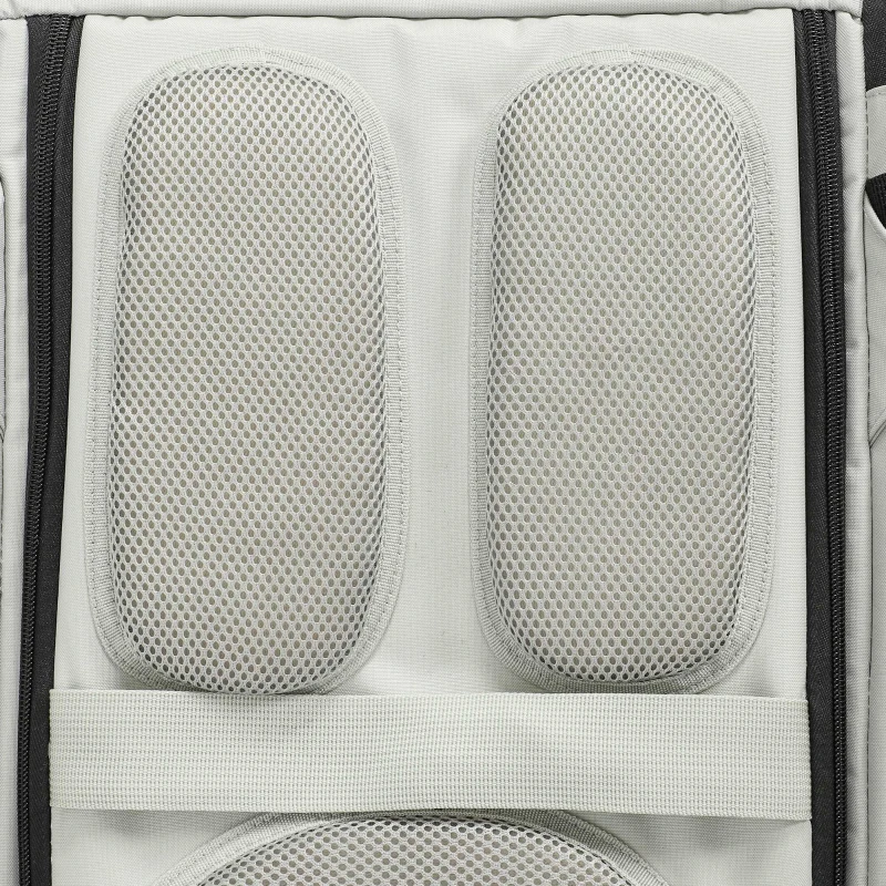 PawHut Sac de Transport pour Chat 2-en-1 à Roulettes Pliable Extensible Ventilé Soutien Lombaire Respirant 34x28x43cm Gris