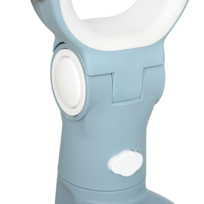 AIYAPLAY Kinderloopfiets opvouwbaar en licht met EVA-wielen, verstelbare zitting, aluminium frame, 1-3 jaar, blauw
