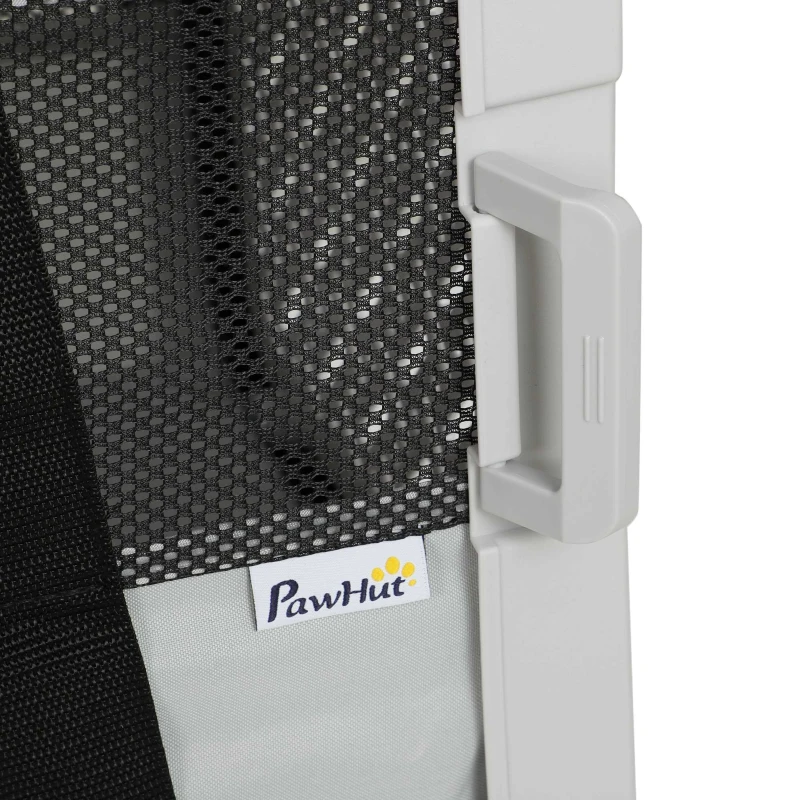 PawHut Sac de Transport pour Chat et Chien Pliable Tissu 300D Jusqu'à 10 kg 49,5 x 34 x 35,5 cm Gris