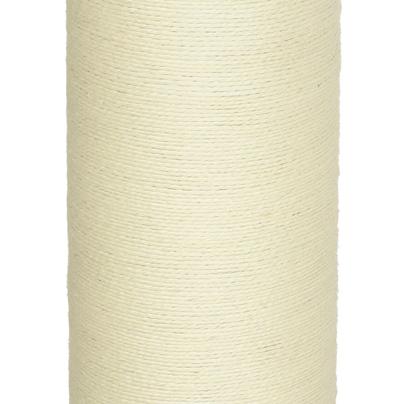 PawHut Poste Rascador para Gatos Altura 75,5 cm Rascador para Gatos Interior Base Estable y Cuerda de Sisal Natural Gris Claro