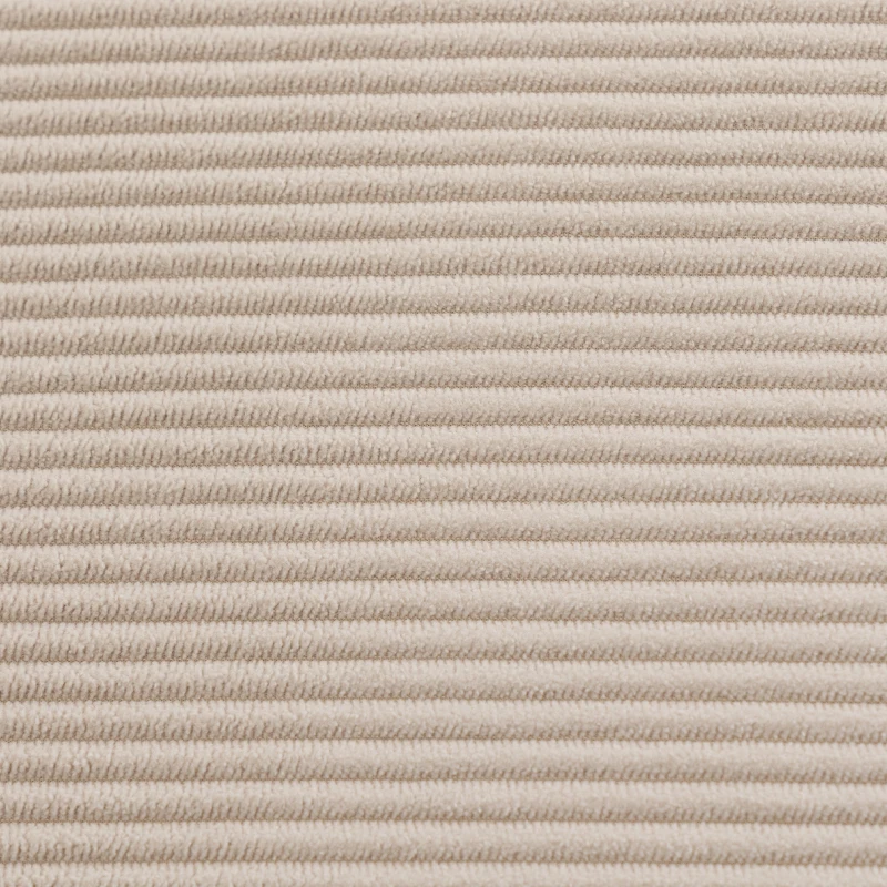 HOMCOM 2-zitsbank 118 cm van cordstof met knoopdetails, comfortabele moderne gestoffeerde bank met houten poten voor kleine ruimtes