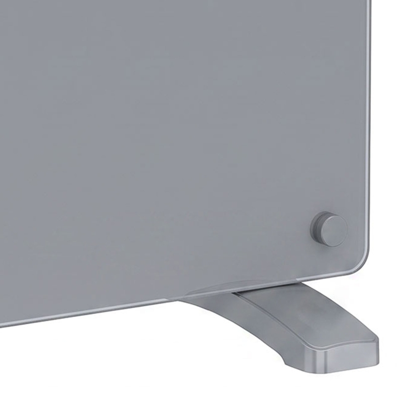 HOMCOM 1500W Smart Panel Heater Wall Mounted & Freestanding, Electric Heater with Weekly Timer, Open Window & Anti-Frost, Grey