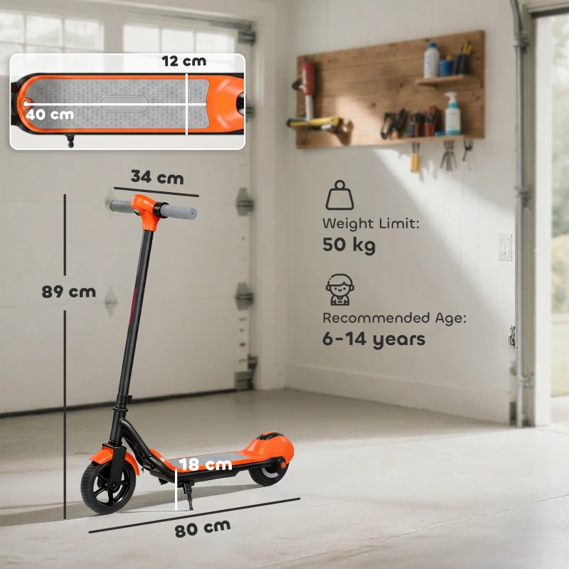 SPORTNOW Electric Scooter for Kids, with LED Display, Green
