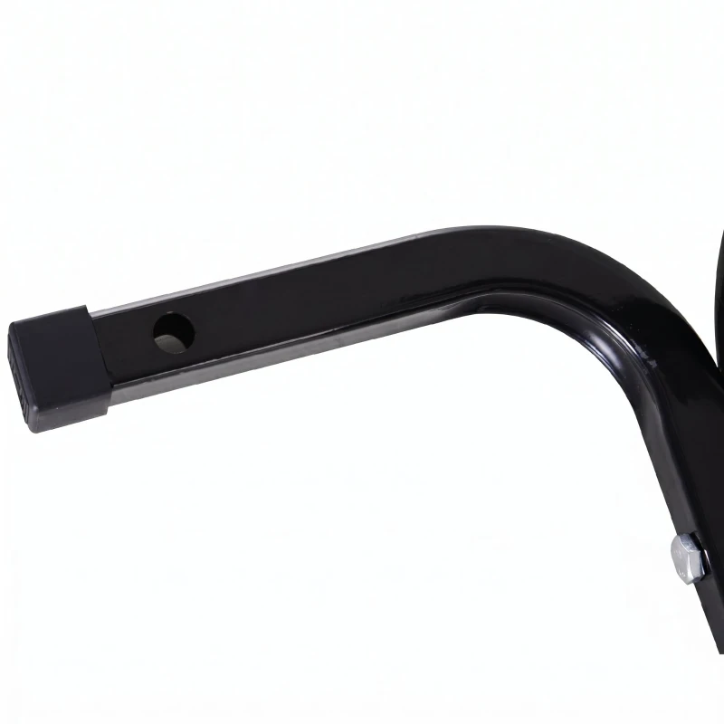 HOMCOM Blocator pentru Roata Motocicletei, Reglabil pe 3 Niveluri, max 250 kg, din Metal, 60x55x43 cm, Negru