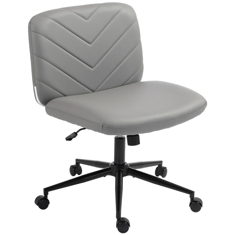 HOMCOM extra nail tech rolling retro fabric cute teenager arms hairdresser on chairs desks spinny comfortable beauty