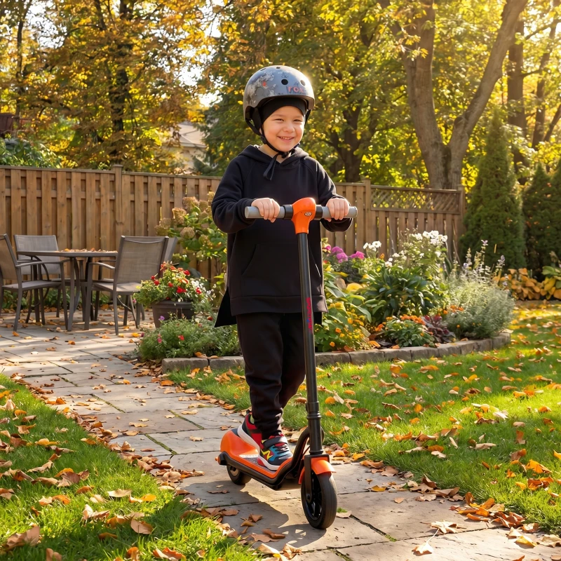 SPORTNOW Electric Scooter for Kids, with LED Display, Green