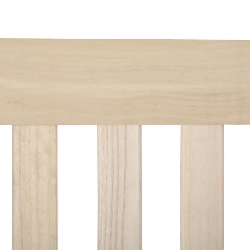 Outsunny Banc suspendu 2 places balançoire de jardin, dossier et assise à lattes en bois, charge jusqu'à 200 kg, bois naturel