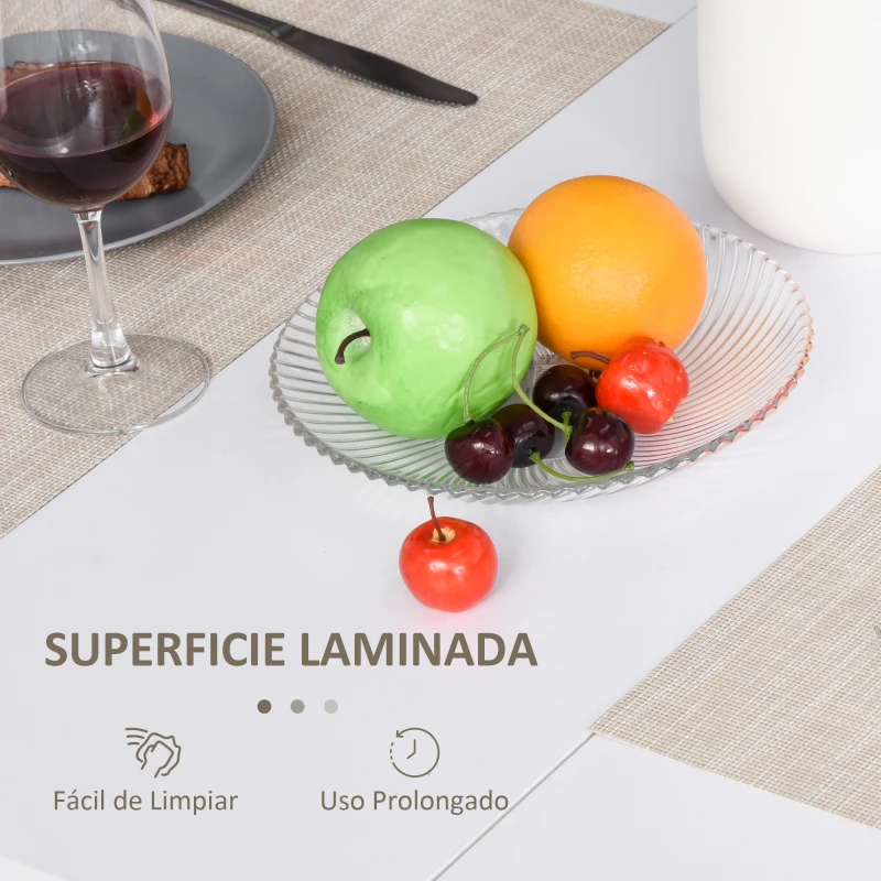 HOMCOM Mesa Plegable de Comedor Mesa de Cocina Plegable con 2 Alas Abatibles Mesa Plegable para 2-4 Personas 104x76x73,7 cm Blanco