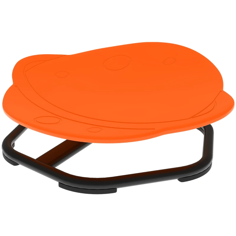 AIYAPLAY Planet-Shaped-kids Swivel Chair, Sensory Spinning Chair for Balance, Coordination Training, Orange