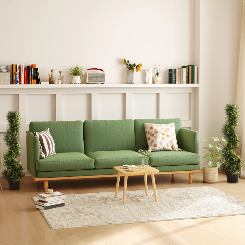 Outsunny Künstliche Spiralpflanze, Spiral-Zedernbaum mit Topf, 90 cm, künstliche Zeder für Außen- und Innendekoration, Grün