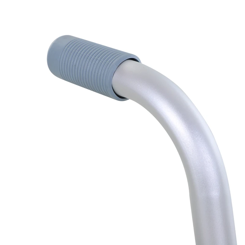 HOMCOM Sedile per Vasca in Lega di Alluminio e Plastica, Sgabello per Vasca da Bagno Larghezza Regolabile 73-83cm, Max. Carico 150kg