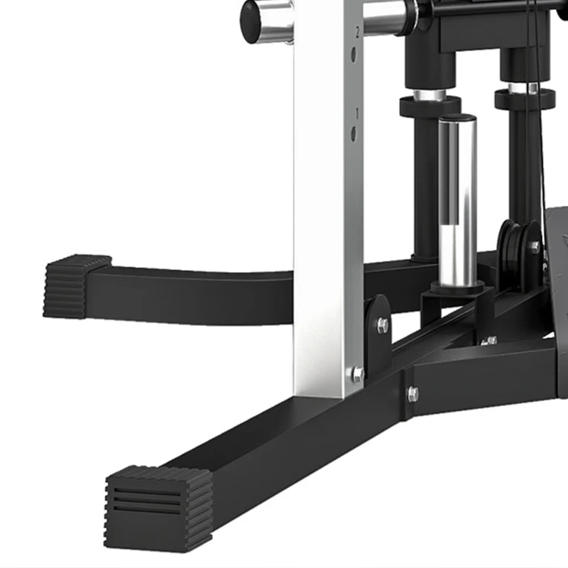 SPORTNOW Home Gym Machine, Multifunctional Gym Equipment with High and Low Pulleys, Pull Up Bar, 15-Position Adjustable Strength Training Workout Station for Full Body Fitness