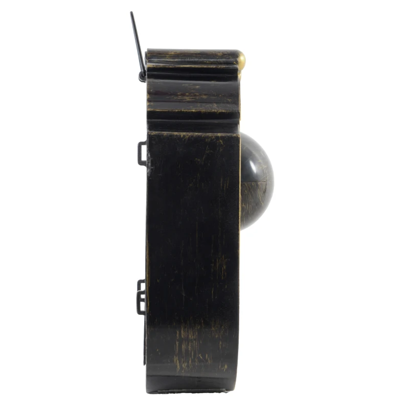 HOMCOM Halloweendeko, Türglocke mit Horror-Auge, Geräusch- & Touchsensor, beweglich, grünes Licht(m-9)