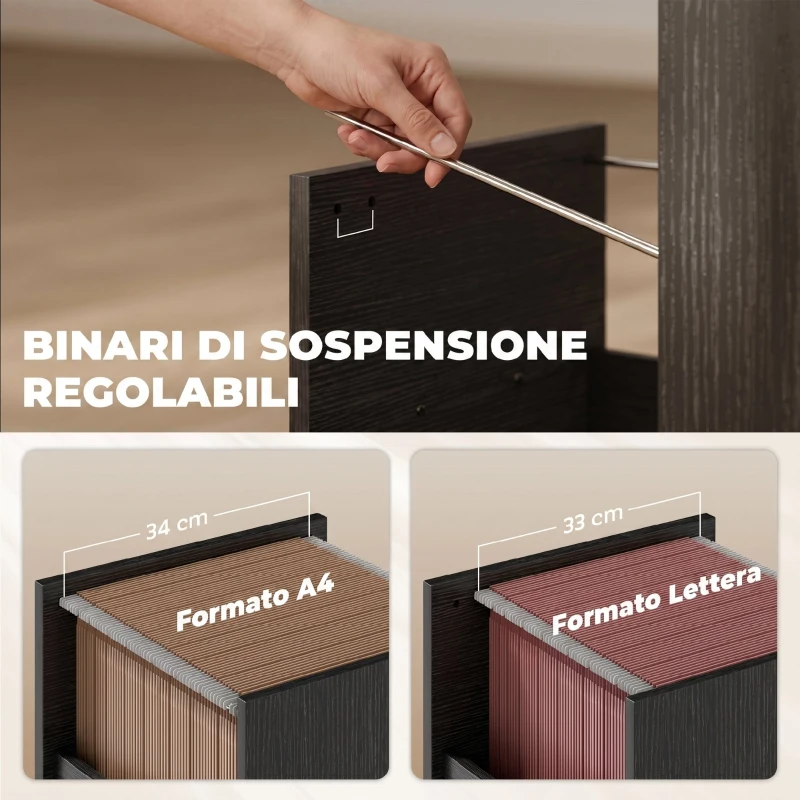 HOMCOM Scrivania Moderna con Cassetti, Ripiani Aperti e Porta Tastiera, in Legno e Acciaio, 120x52.3x76 cm, Nero