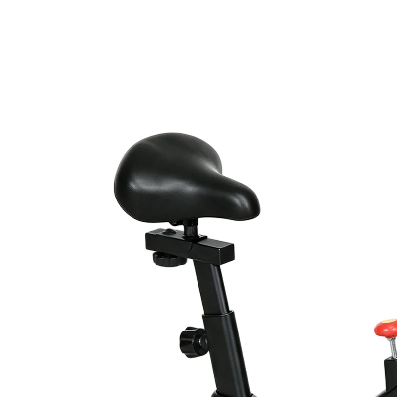 SPORTNOW Vélo d'appartement volant d'inertie silencieux écran LCD guidon et selle réglables support Ipad porte-gobelet intégrés