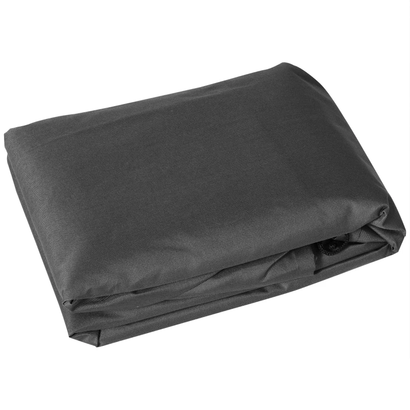Outsunny Housse de protection pour balancelle de jardin housse de balancelle de jardin toile oxford 177 x 114 x 152 cm gris foncé