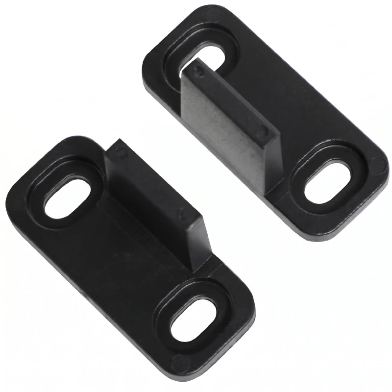 HOMCOM Kit pentru ușă glisantă din oțel carbon cu șine, opritoare și ghidaje, 200x40x0.6 cm, Negru