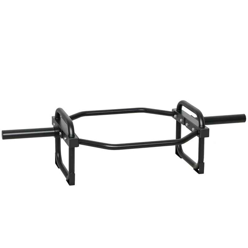 SPORTNOW Bară Olimpică Hexagonală 5 Cm, Capacitate 300 Kg, Încărcare Ușoară, pentru Bancă, Îndreptări, Ridicări din Umeri, Genuflexiuni și Mersul Fermierului