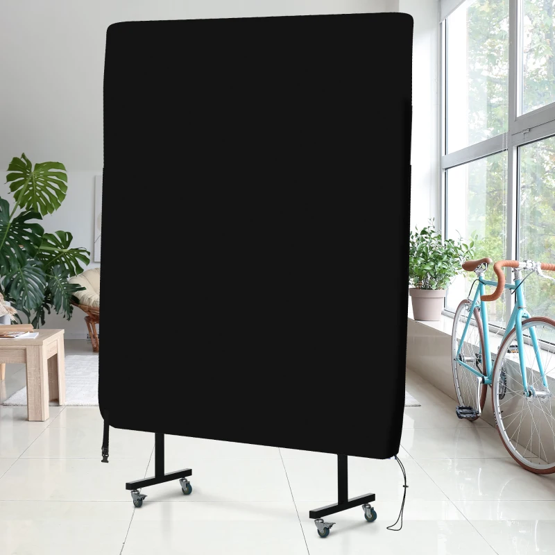 SPORTNOW Funda para Mesa de Ping-Pong con Cremallera Anti-UV e Impermeable para Interior y Exterior 275x153x5 cm Negro